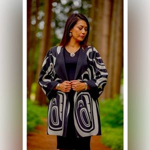 Size S Chloe Angus Indigenous Print Jacket